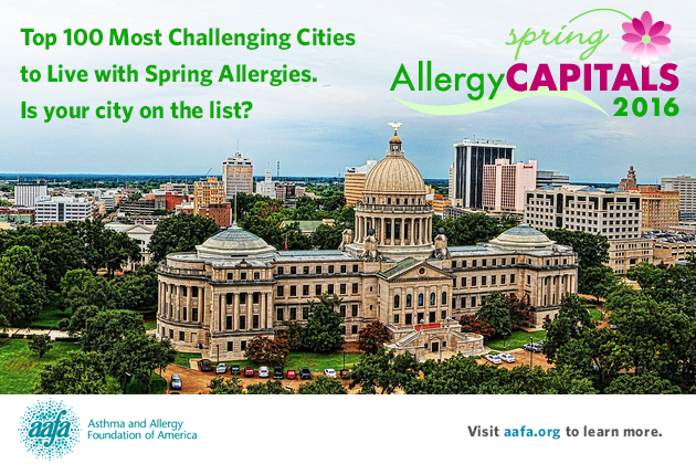 2016 Spring Allergy Capitals Report Ranks The Most Challenging Cities
