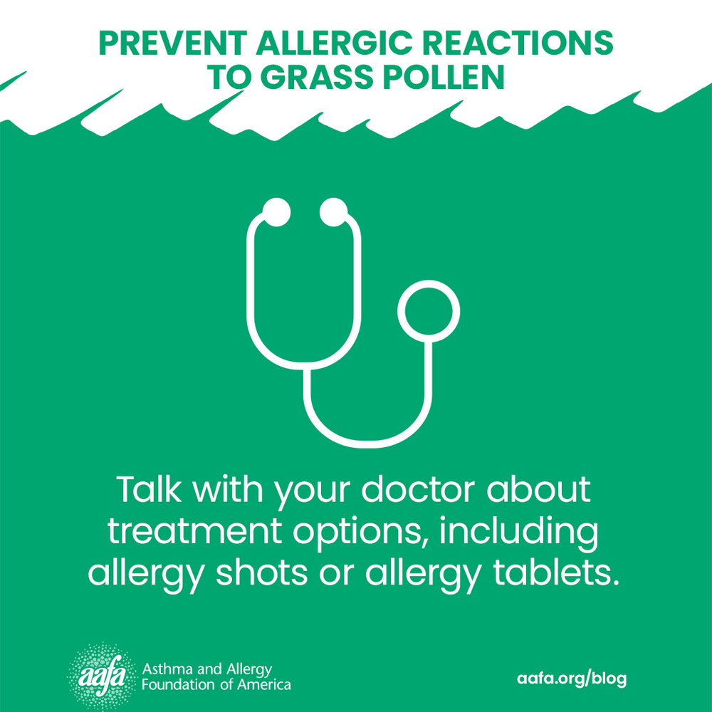Talk with your doctor about pollen allergy treatments