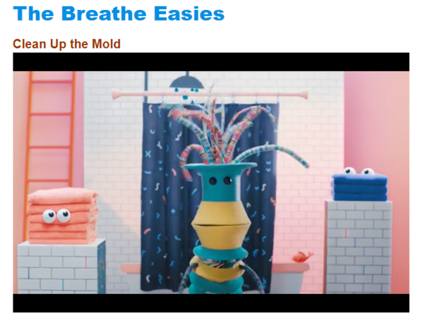Breathe Easies music videos for children about asthma