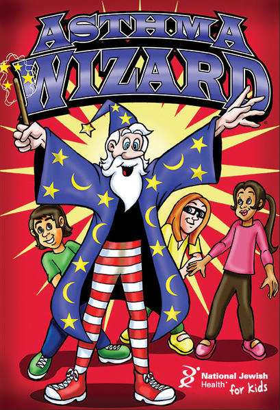 Asthma Wizard comic book about asthma