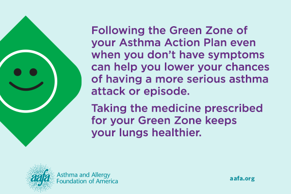 asthma peak week take medicine to reduce your chances of having an asthma attack