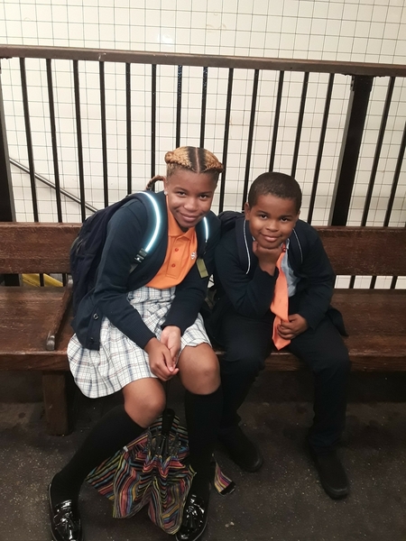 Adaora and her brother, Ezeora (August 2019)