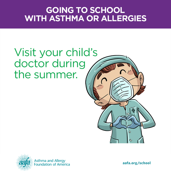 Visit your child's doctor during the summer