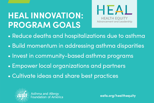 A list of HEAL Innovation program goals