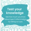 A line drawing with a teal background the says Test your knowledge - See how much you know about type 2 inflammation by taking our quiz.: A line drawing with a teal background the says Test your knowledge - See how much you know about type 2 inflammation by taking our quiz.