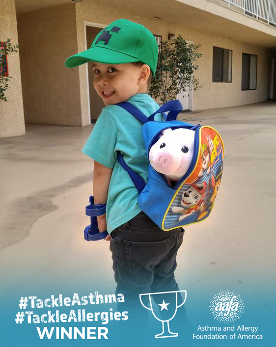 A Boy and His Pig Can #TackleAsthma - Photo Contest Winner 5/20
