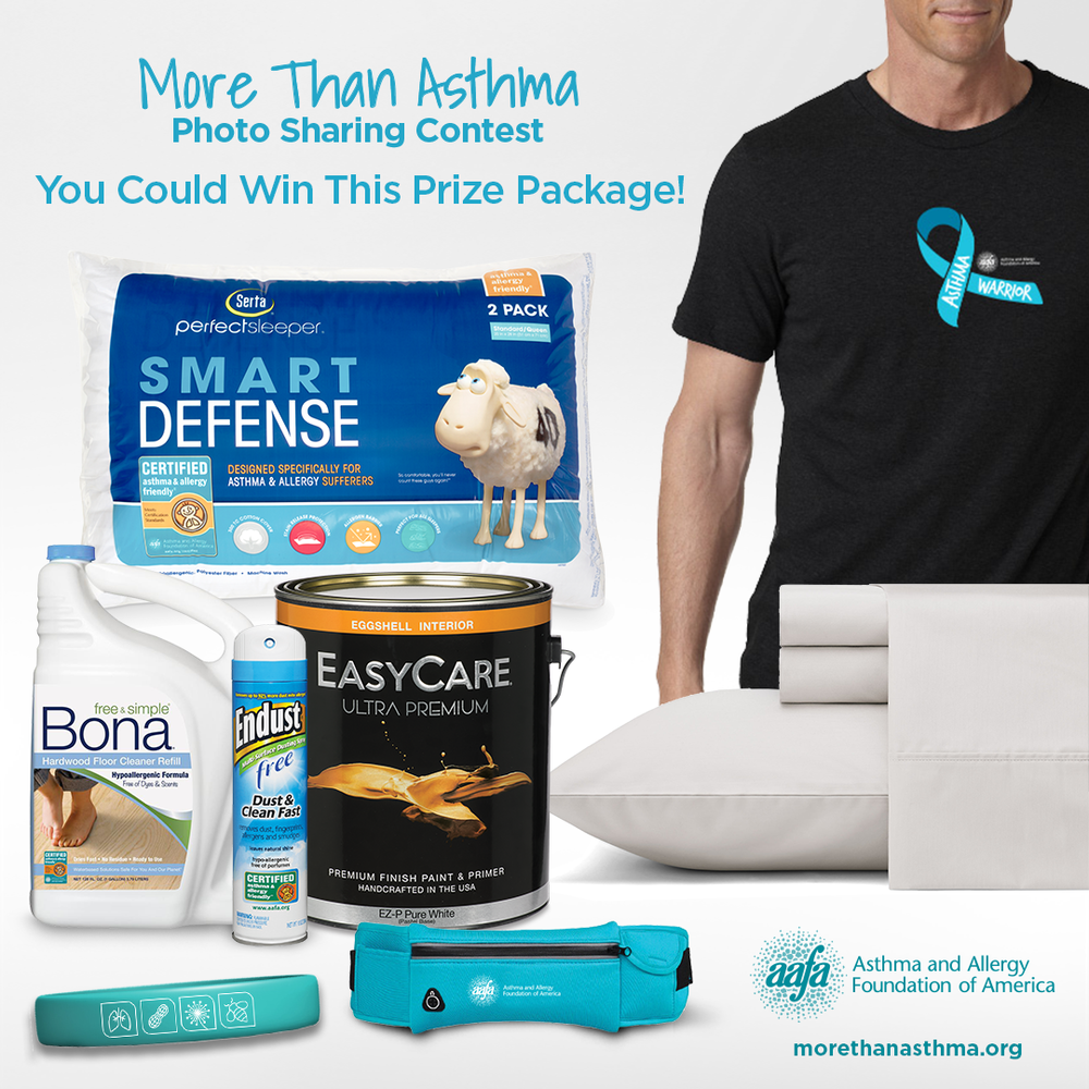 Enter the More Than Asthma Photo Contest to win this prize package